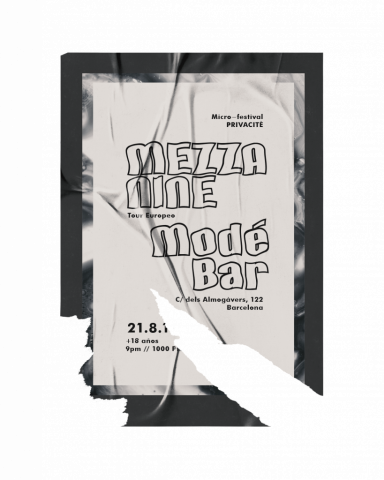 cartel roto concierto mezzanine